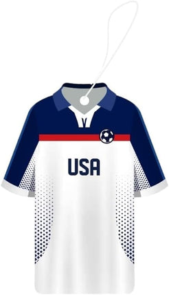 Sport Fresh Car Air Freshener – Soccer Jersey Assorted – USA New Car