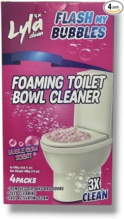 LYLA 3X Flash My Bubbles Foaming Toilet Bowl Cleaner – Bubble Gum Scent
