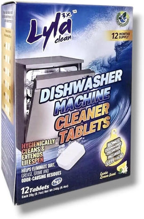 LYLA 3X Dishwasher Cleaner Tablets – Deep Cleaning & Descaling