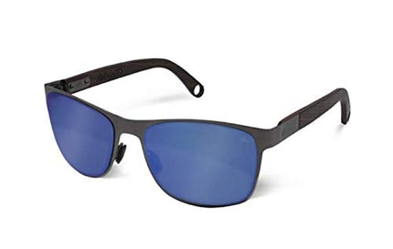 Fento Albura Gafas de sol hechas a mano de madera y metal, varios estilos (negro, teca)