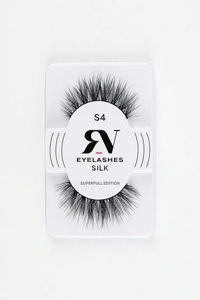 Silk Professional Eyelashes, natural eyelashes, 3D Eyelashes, Reusable Eyelashes (Silk S4)