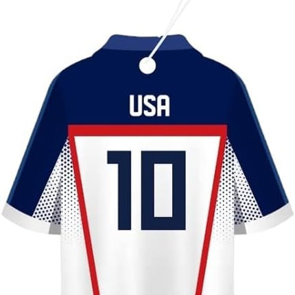 Sport Fresh Car Air Freshener – Soccer Jersey Assorted – USA Vanilla Black