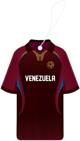 Sport Fresh Car Air Freshener – Soccer Jersey Assorted – Venezuela Vanilla Black