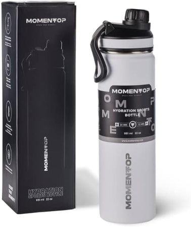 MOMENTOP Hydration Bottle  40 oz White