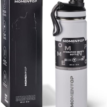 MOMENTOP Hydration Bottle  40 oz Purple