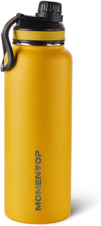 MOMENTOP Hydration Bottle  40 oz Mostaza