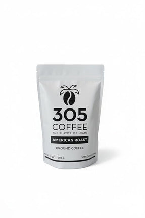 305 Coffee Miami Blend Ground Coffee – Premium American Roast, 10 oz (Medium Roast, Ground)