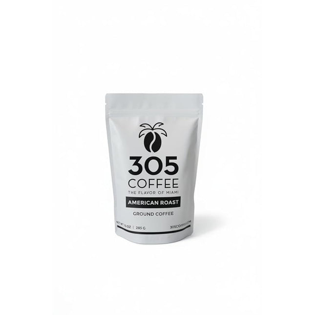 305 Coffee Miami Blend Ground Coffee – Premium American Roast, 10 oz (Medium Roast, Ground)