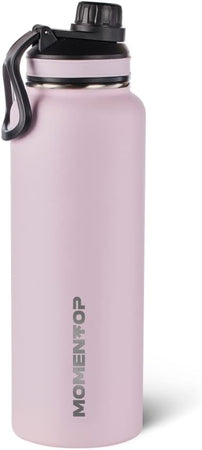 MOMENTOP Hydration Bottle  40 oz Pink