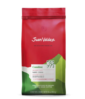 Juan Valdez Coffee Strong Cumbre whole bean
