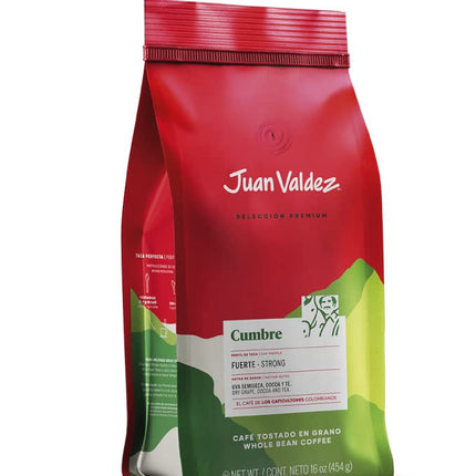 Juan Valdez Coffee Strong Cumbre whole bean