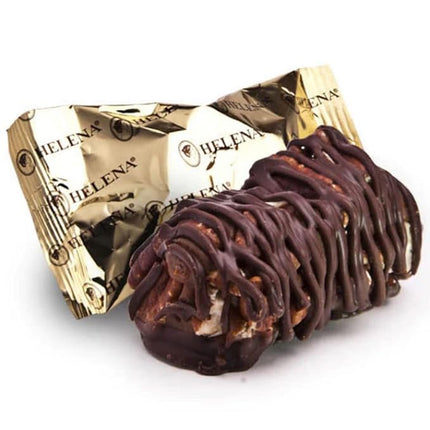 Helena Chocolatier Pecanroll Caramelo Coco Crujiente Chocolate Toffee, Gourmet, 1 paquete (PECANROLL, 100 grs)
