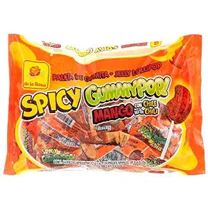 Spicy gummy pop mango