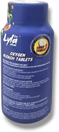 LYLA 3X Oxygen Bleach Tablets – 42 Count, Color-Safe Laundry Stain Remover & Brightener