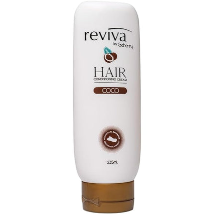 Reviva Coconut Hair Conditioner – Moisturizing Cream with Natural Ingredients, 7.94 fl oz