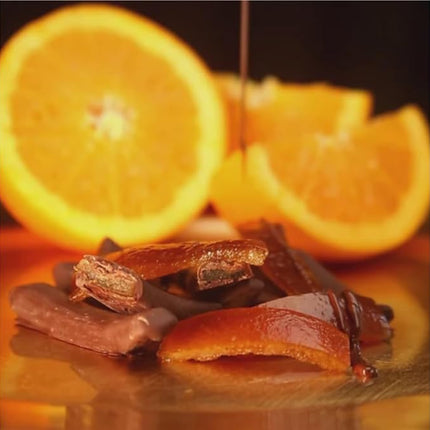 Helena Chocolatier Gourmet Naranjitas – Candied Orange Peel Covered with Bittersweet Chocolate 3.5 oz (100 g)