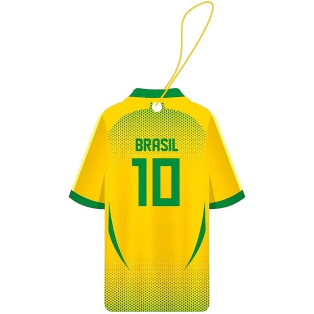 Sport Fresh Car Air Freshener – Soccer Jersey Assorted – Brasil New Car