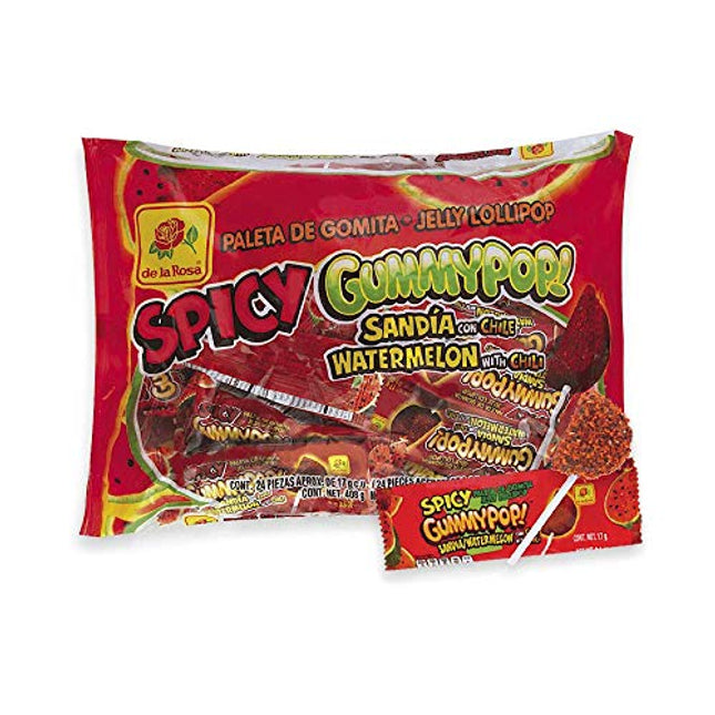 Spicy gummy pop sandia