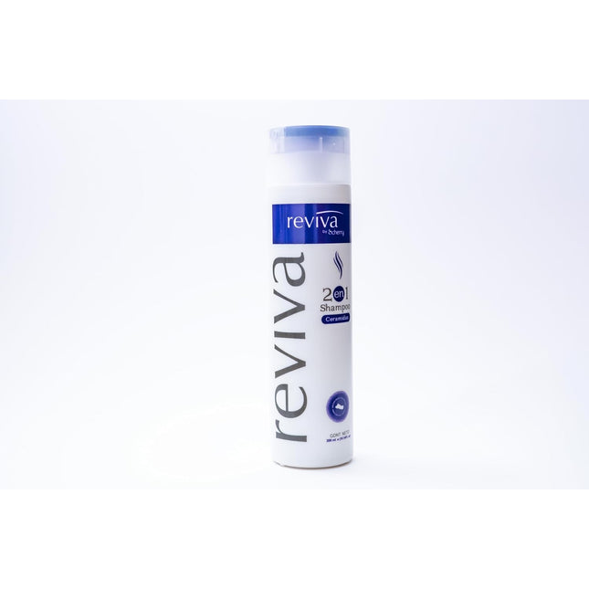 Reviva 2-in-1 Ceramides Shampoo 10.14 fl oz | Natural Moisturizing Cleanser for All Hair Types, Strengthening & Repair Formula
