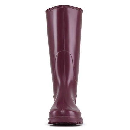 Tiffany Colors Wine Rain Boots For Women Croydon