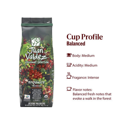 Juan Valdez Coffee Organic Whole bean