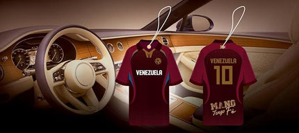 Sport Fresh Car Air Freshener – Soccer Jersey Assorted – Venezuela New Car