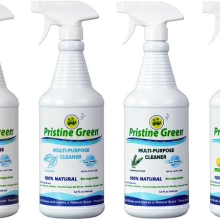 100% natural, plant-based, biodegradable, lab-tested, patented multi-purpose cleaner (lemon/lime)