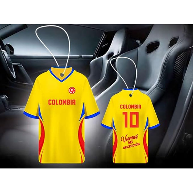 Sport Fresh Car Air Freshener – Soccer Jersey Assorted Pack (12 Units) – Long Lasting