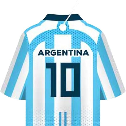 Sport Fresh Car Air Freshener – Soccer Jersey – Argentina Vanilla Black