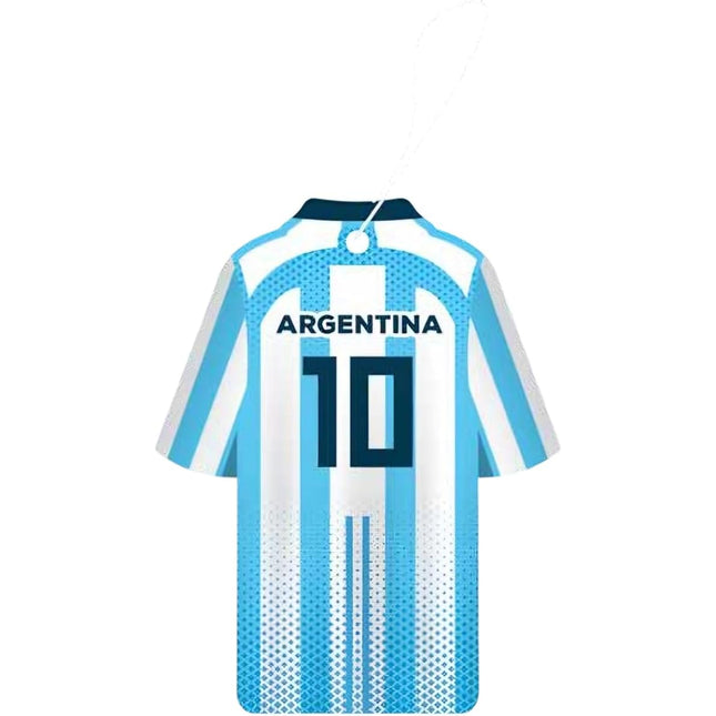 Sport Fresh Car Air Freshener – Soccer Jersey – Argentina Vanilla Black