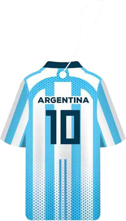 Sport Fresh Car Air Freshener – Soccer Jersey – Argentina Vanilla Black