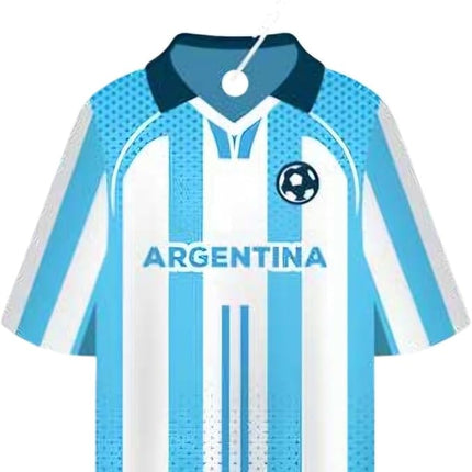 Sport Fresh Car Air Freshener – Soccer Jersey – Argentina Vanilla Black