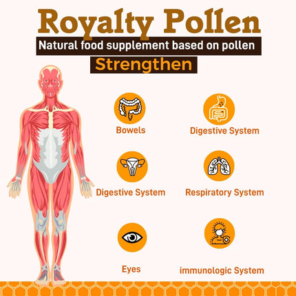 Royalty Pollen Polen de abeja 16 OZ