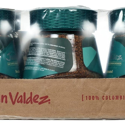 Juan Valdez Coffee descafeinado liofilizado instantáneo