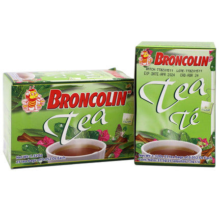 Broncolin Tea 25 Bags - Bolsas De Te