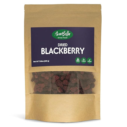 ANABELLA Dried Blackberry – 7.06 oz, 100% Natural, No Added Sugar, Gluten-Free