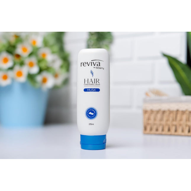 Reviva Hair Conditioning Cream Musk – 7.94 fl oz – Deep Nourishment & Shine for All Hair Types