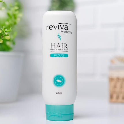 Reviva by Cherry Hair Conditioning Cream – 7.94 fl oz (235 ml), Curl Enhancing & Repairing Conditioner