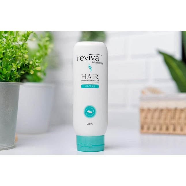 Reviva by Cherry Hair Conditioning Cream – 7.94 fl oz (235 ml), Curl Enhancing & Repairing Conditioner