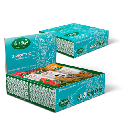 Barras de Frutos Secos Surtidos - Caja Display X 12 unidades 1.05 Oz (30 gr)