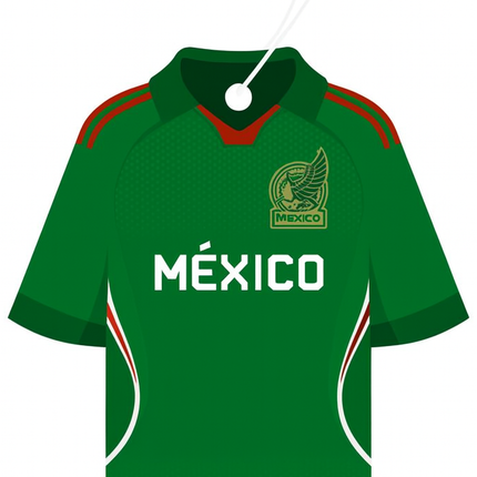Sport Fresh Car Air Freshener – Soccer Jersey Assorted – MEXICO Vanilla Black