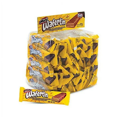 Mini Wafertin Crunchy Vanilla Cream Chocolate Covered Bite