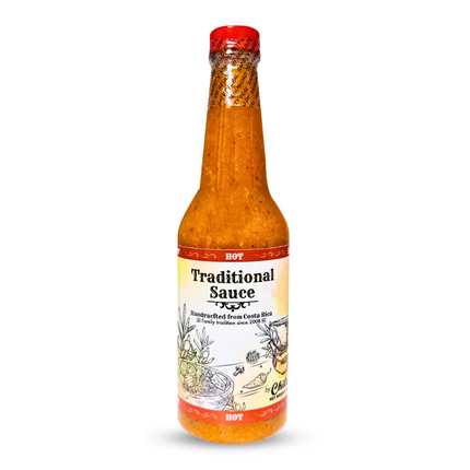 Costa Rican Traditional Sauce - Hot, 10.5 fl oz, pack of 1