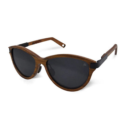 Gafas de sol Fento Lega Wood, madera de alta calidad con bisagras de resorte, protección TAC UV 400 (ASH CLEAR)