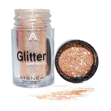 Atenea Glitter Shiny Beauty Eyeshadow. Assorted Colors (Coral)