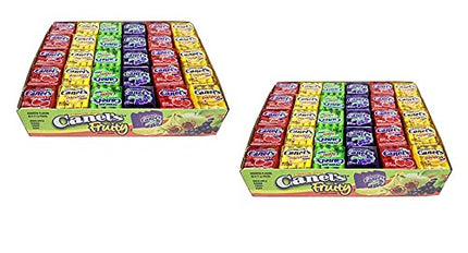 4 juegos de 2 paquetes al por mayor Canels Gum 4 piezas Fruta 60 ct