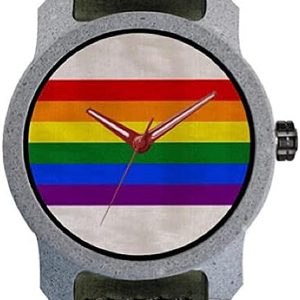 Relojes Mistura Pride Relojes hechos a mano, relojes de hormigón, correas para interruptores y cerillas. (Combo de humo)