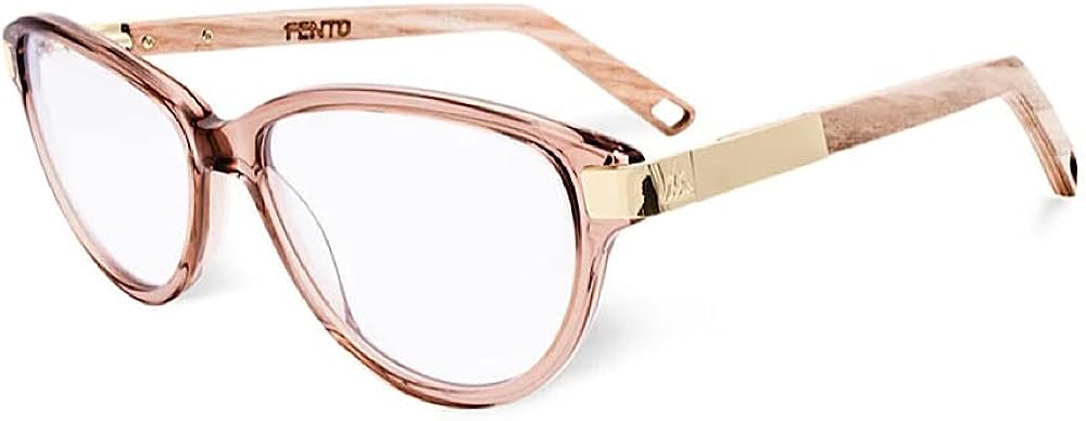 Gafas de sol Fento Lega Wood, madera de alta calidad con bisagras de resorte, protección TAC UV 400 (ASH CLEAR)