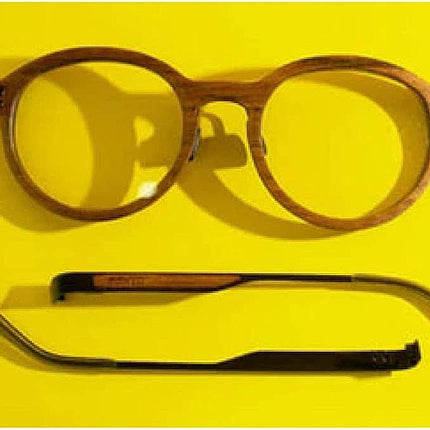 Fento Handmade Lincoln Wood Sunglasses (ASH CLEAR)