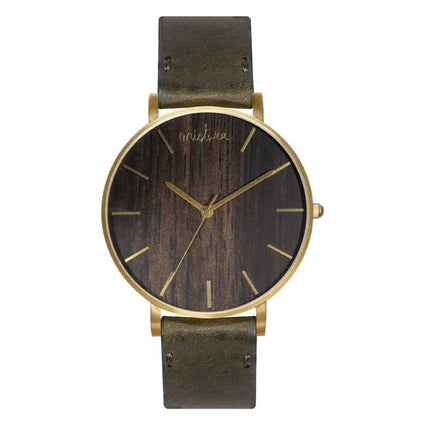 Mistura Manta Wood Watch, Handmade Watch (Army/Numbers)